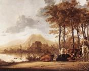 阿尔伯特 库普 : River Landscape